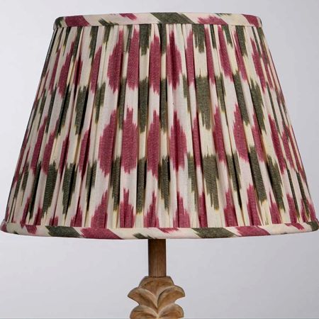 Pink Ikat Empire Lampshade Small